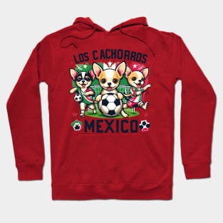 Chihuahua Soccer Futbol Los Cachorros Mexico #1 Hoodie